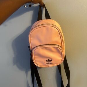 Pink Adidas mini backpack!!